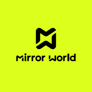 Blockchain app logo:Mirror World