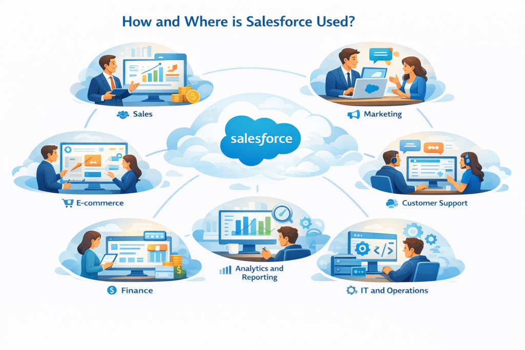 How and where is Salesforce used - hire