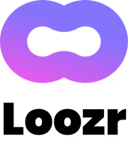 Blockchain app logo:Loozr