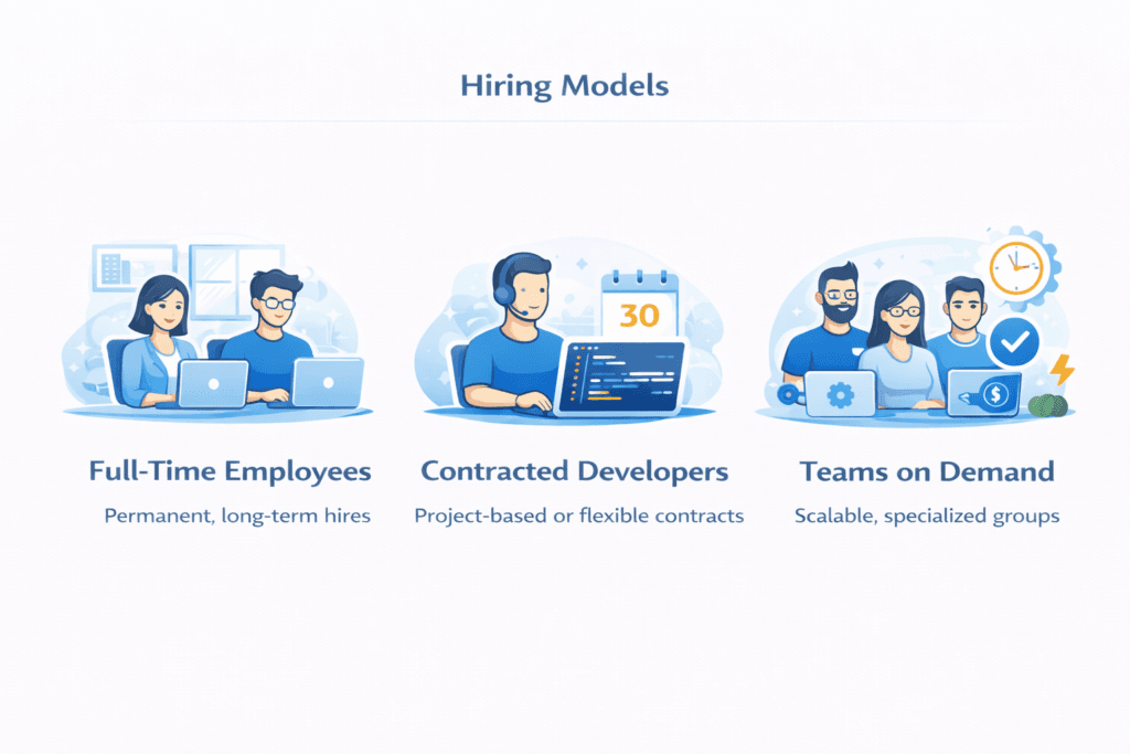 Python developer hiring models