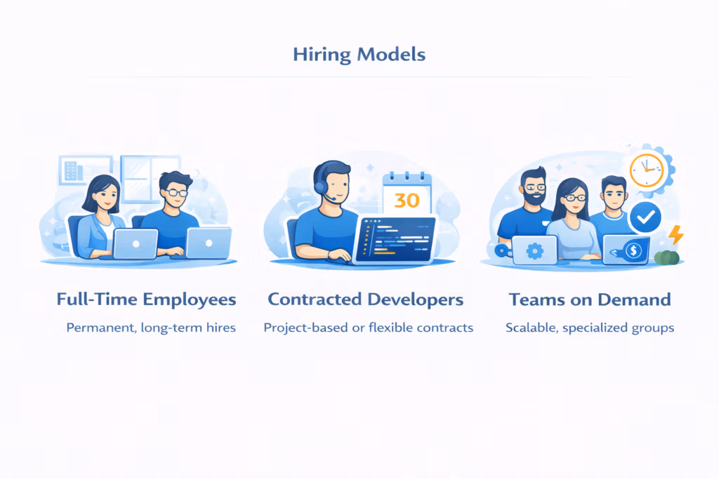 Python developer hiring models