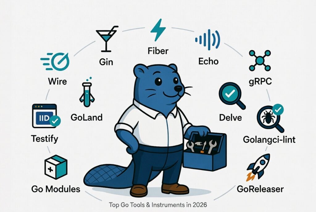 Top Go GoLang tools and instruments