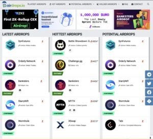 Airdrop portal