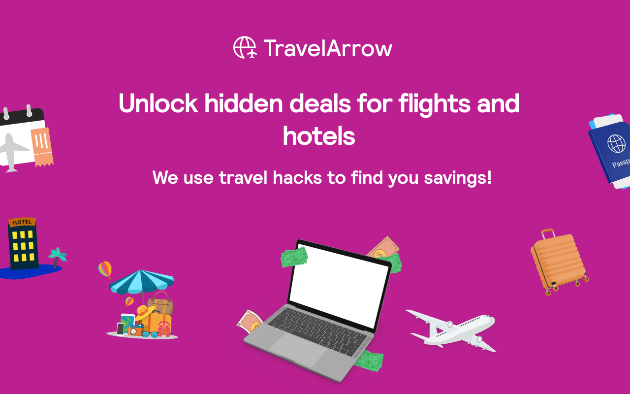 Travel Arrow Chrome extension