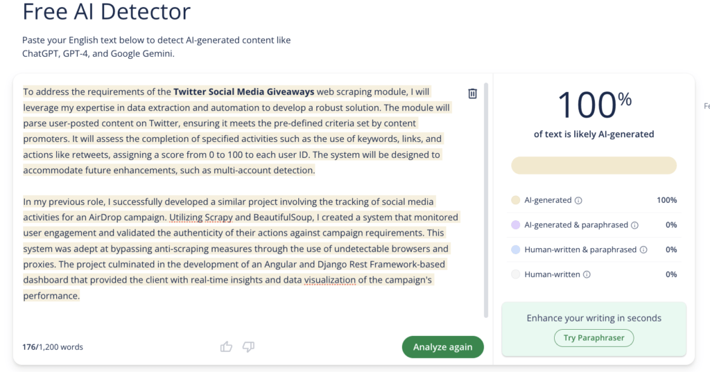AI Chatbots on Upwork