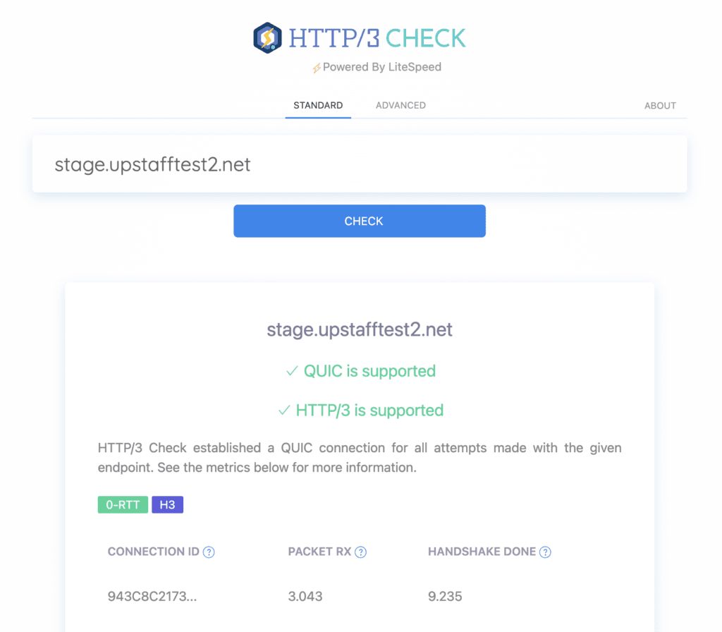 screen: HTTP/3 CHECK 2