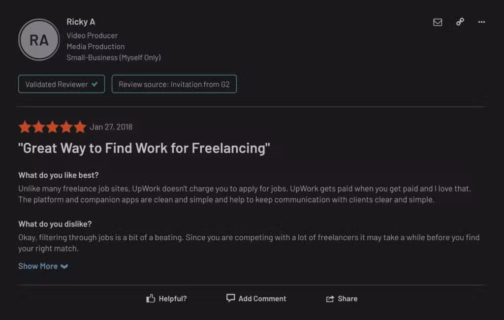 Upwork Reviews - Great Way to Find Work for Freelancing