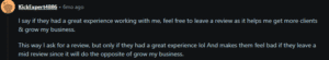 commnt:reddit 3 bad review