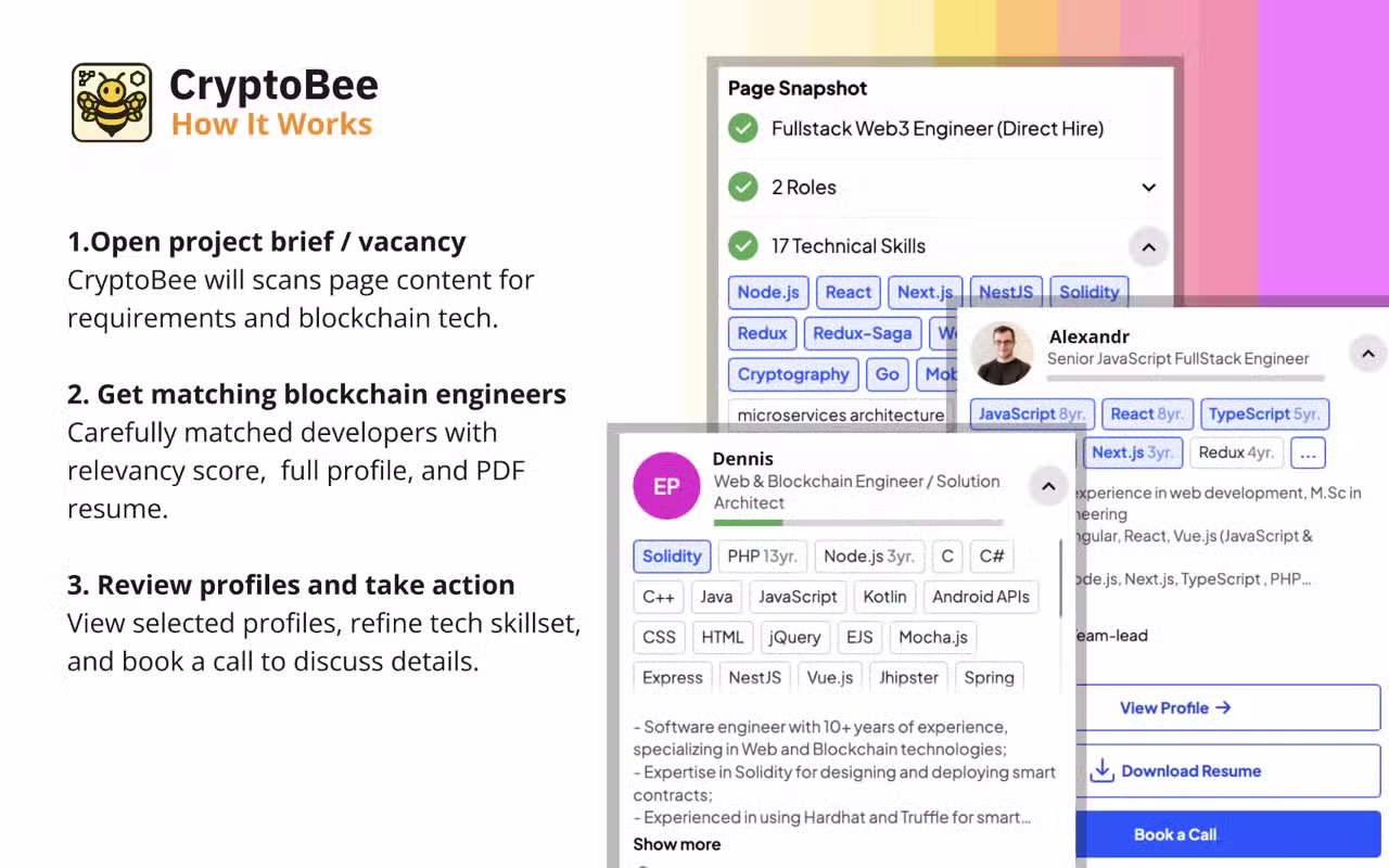 CryptoBee - How it Works
