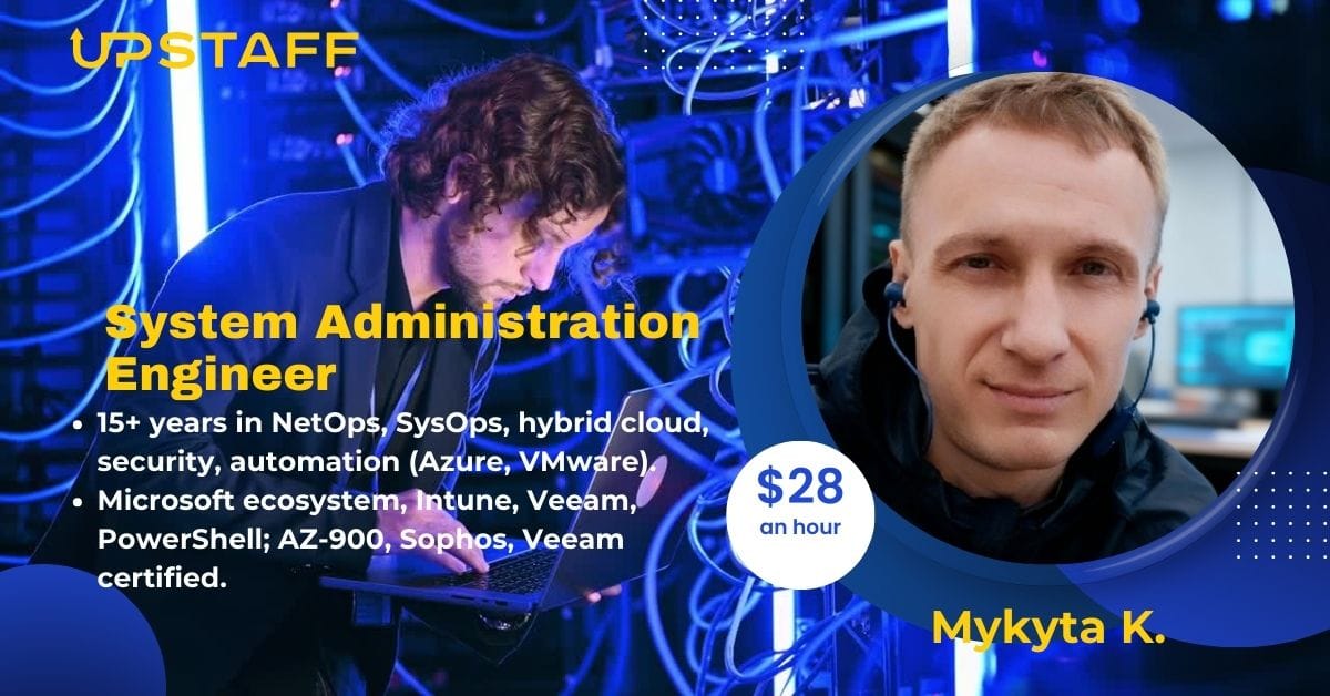 Mykyta K, IT Systems Engineer