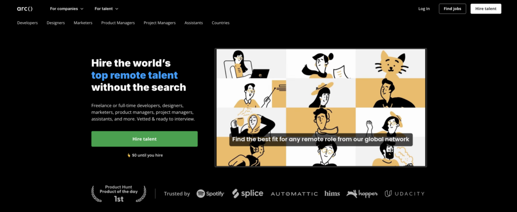 arc.dev - toptal alternative