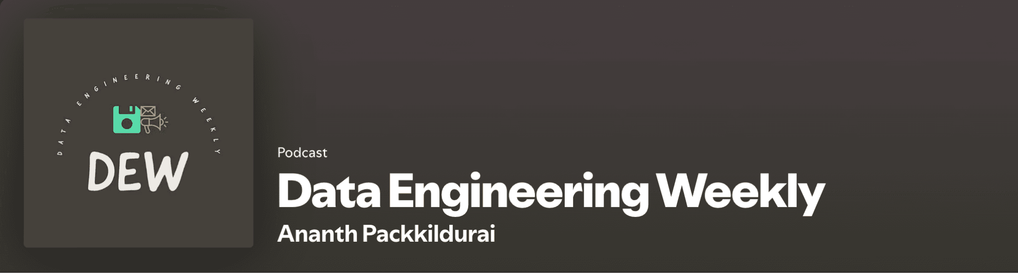 Data Engineering Weekly Podcast (by Ankit Nayan) &ndash; podcast on Apple Podcasts
