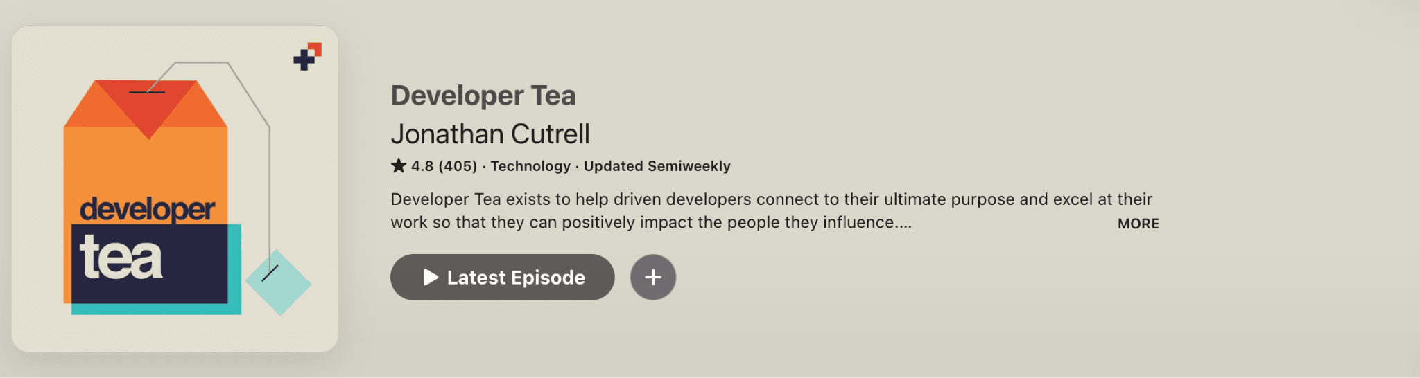 Developer Tea &ndash; podcast on Apple Podcasts