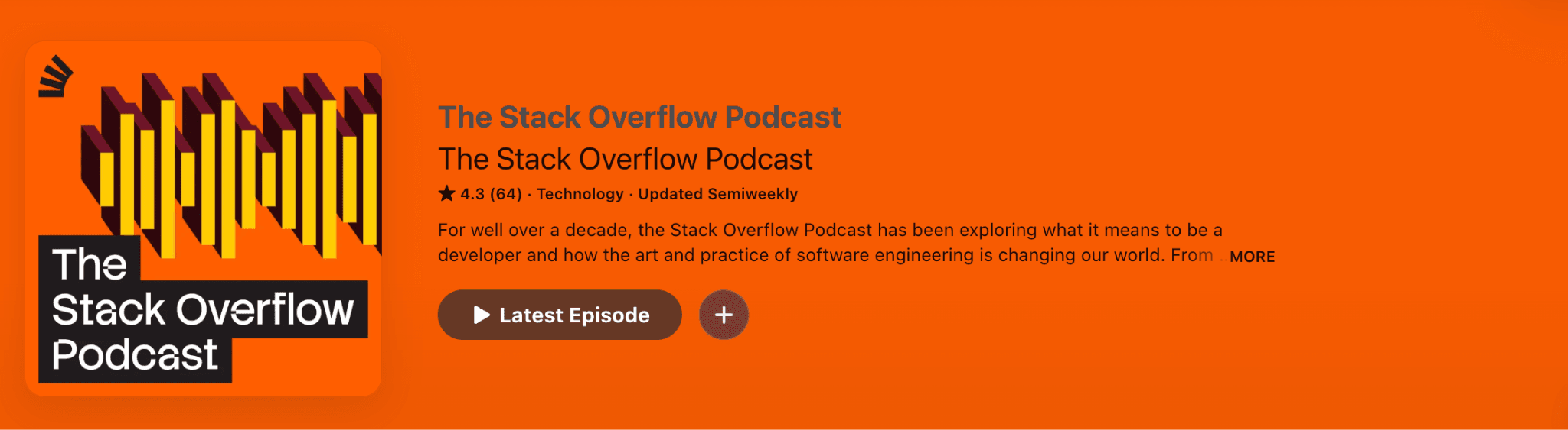Stack Overflow Podcast &ndash; podcast on Apple Podcasts