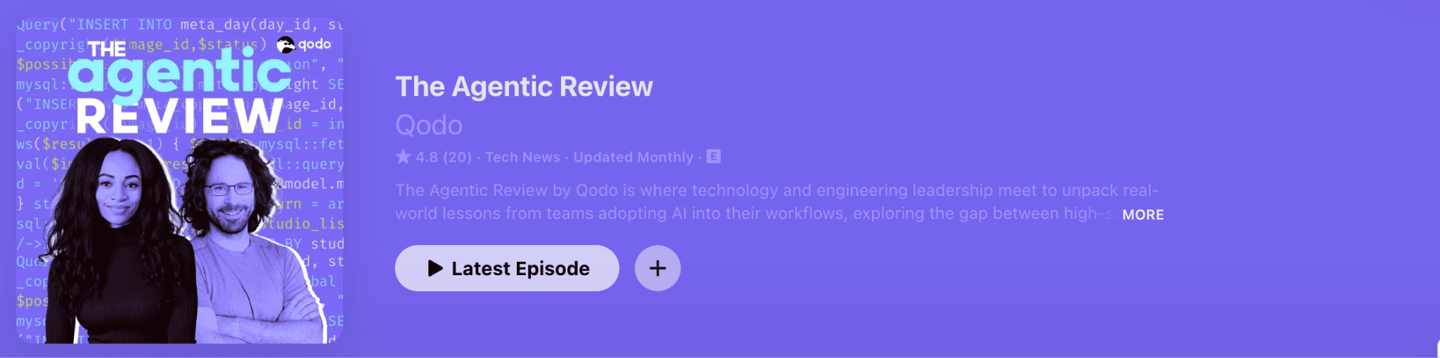 The Agentic Review (by Qodo) &ndash; podcast on Apple Podcasts