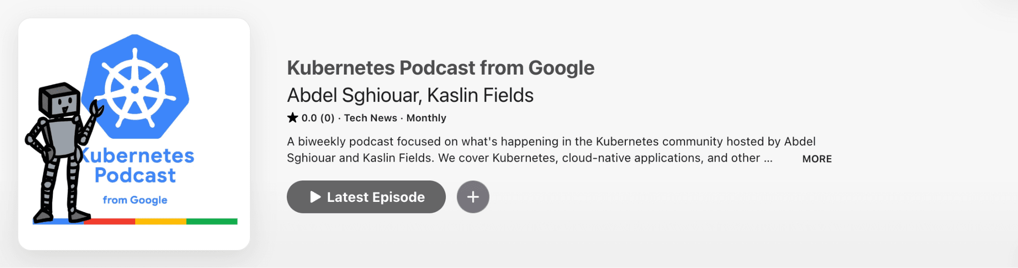 The Kubernetes Podcast by Google &ndash; podcast on Apple Podcasts